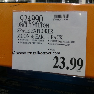 Uncle Milton Space Explorer Moon Earth Pack Costco Price