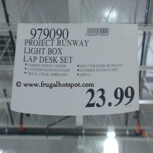 Project Runway Fashion Design Light Box Lap Desk Costco Price