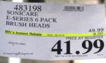 Costco Sale Price: Philips Sonicare Replacement Brush Heads 6-Pack E-Series Costco Sale Price: Philips Sonicare Replacement Brush Heads 6-Pack E-Series