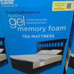 Sleep Innovations Novaform Gel Memory Foam 12-Inch Mattress Queen Size Costco