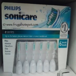 Philips Sonicare Replacement Brush Heads 6-Pack E-Series at Costco