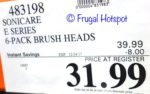 Costco Sale Price: Philips Sonicare Replacement Brush Heads 6-Pack E-Series Costco Sale Price: Philips Sonicare Replacement Brush Heads 6-Pack E-Series