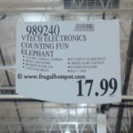 Vtech Electronics Counting Fun Elephant Costco Price