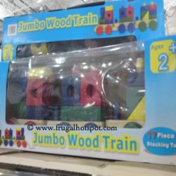 Jumbo Wood Stacking Train at Costco