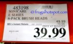 Costco Sale Price: Philips Sonicare Replacement Brush Heads 6-Pack E-Series Costco Sale Price: Philips Sonicare Replacement Brush Heads 6-Pack E-Series