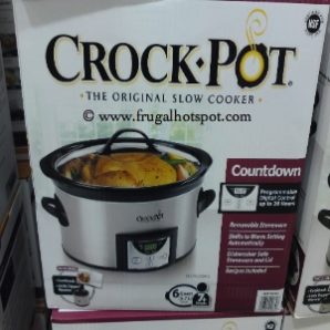 Crock Pot 6-Quart Stainless Steel Slow Cooker + Little Dipper Warmer. Costco