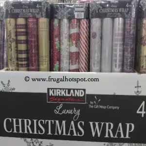 Kirkland Signature 4 Pack Luxury Christmas Wrap Costco