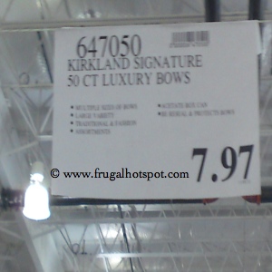 Kirkland Signature 50 Deluxe Bows  Costco Price