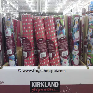Kirkland Signature Luxury Christmas Foil Gift Wrap Costco 