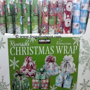 Kirkland Signature Reversible Christmas Wrap Costco 