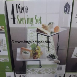 Mesa 4-Piece Square Serving Set With 12" Platters. Costco