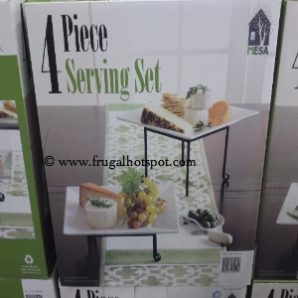 Mesa 4-Piece Square Serving Set With 12" Platters. Costco