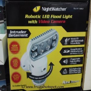 NightWatcher Robotic LED Flood Light with Video Camera. Costco