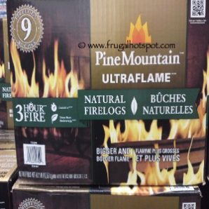 Pine Mountain Ultraflame Natural Firelog 9 Count. Costco