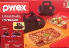 Pyrex Portables Glass 8 Piece Bakeware Set. Costco