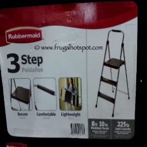 Rubbermaid Lightweight 3 Step Stool. Costco 