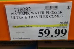 Waterpik Water Flosser Ultra and Traveler Combo Costco Price