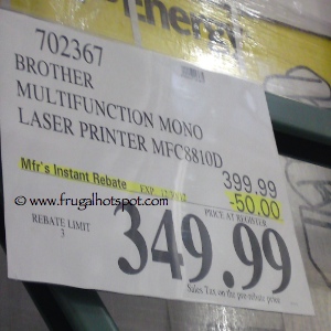 Brother Laser Printer MFC8810DW Costco Price