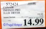 Conair Infiniti Pro Hair Dryer Costco Sale Price Conair Infiniti Pro Hair Dryer Costco Sale Price
