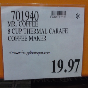 Mr Coffee 8 Cup Thermal Carafe Coffee Maker Costco Sale Price