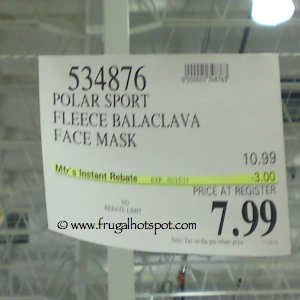 Polar Sport Balaclava Fleece Face Mask Costco Price