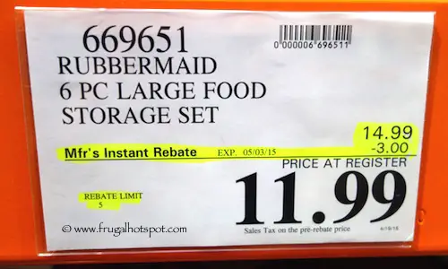 food storage containers costco