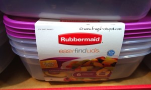 Rubbermaid 6 Piece Easy Find Lids Food Storage Containers Costco