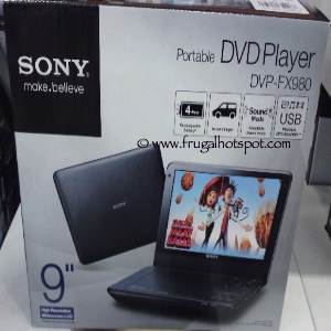 Sony 9" Portable DVD Player DVP-FX980 Costco