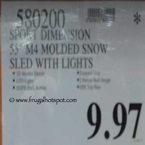 Body Glove 55" Snow Sled with lights | Costco Price