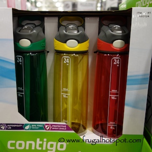 Contigo Addison 3 Pack Water Bottle Set | Costco