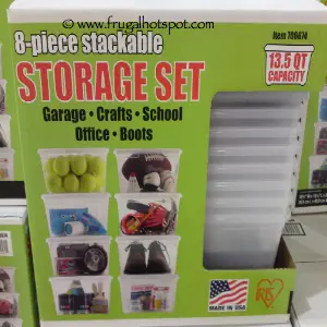 Iris 8 Piece Stackable Storage Set | Costco