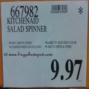 KitchenAid Salad Spinner | Costco Sale Price