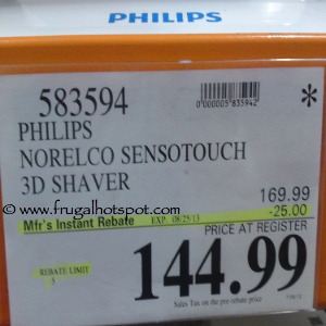 Norelco SensoTouch 3d Razor | Costco Sale Price
