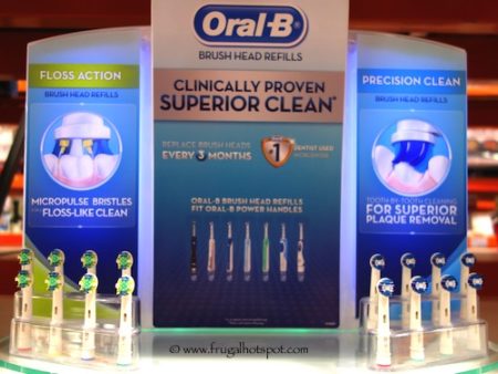 Oral-B Floss Action &/or Precision Clean Replacement Brush Heads 8-Pack at Costco