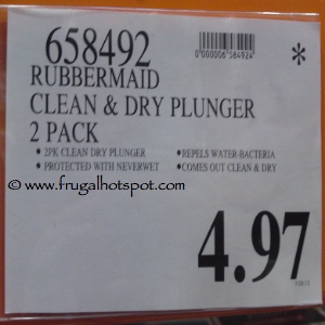 Rubbermaid Clean Dry Plunger | Costco Sale Price
