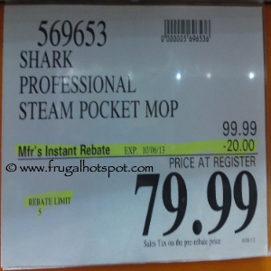Shark Professional Steam Pocket Mop | Costco Sale Price