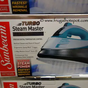 Sunbeam Turbo Steam Master Professional Iron | Costco