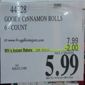 Costco Gooey Cinnamon Rolls Price