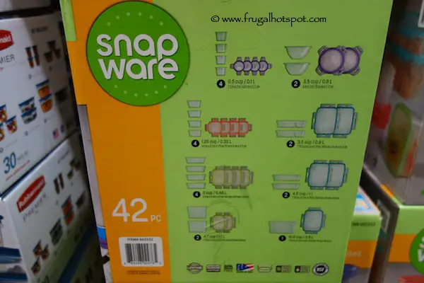 Snapware 42 Piece Plastic Food Keeper Set | Costco