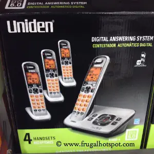 Uniden DECT 6.0 D1680-4 4-Handset Phone & Digital Answering System | Costco