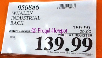 Whalen Industrial Rack | Costco Sale Price 2021 Whalen Industrial Rack | Costco Sale Price 2021
