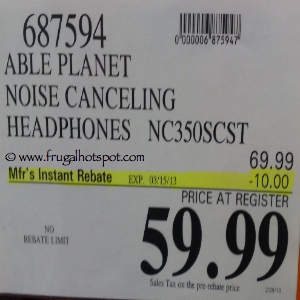 Able Planet Noise Canceling Headphones | Costco Price