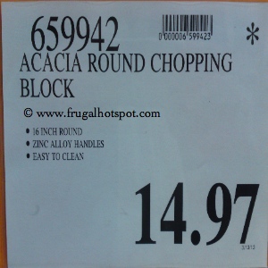 Mangoleaf Acacia Chopping Block | Costco Price