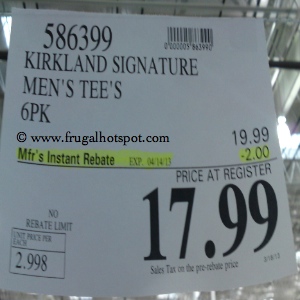 Kirkland Signature Men's Crew Neck T-Shirt | Costco Price