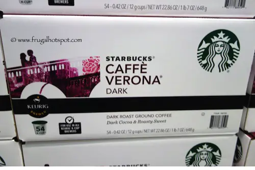 Starbucks Caffe Verona Dark K-Cups | Costco