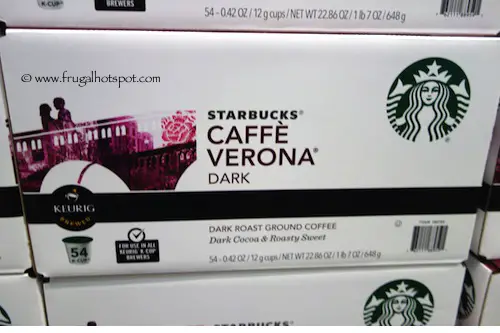 Starbucks Caffe Verona Dark K-Cups | Costco Starbucks Caffe Verona Dark K-Cups | Costco