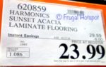 Costco Price: Harmonics Laminate Flooring