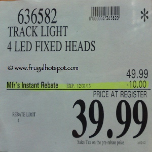 Innova Lighting 4 Light LED Track | Costco Sale Price