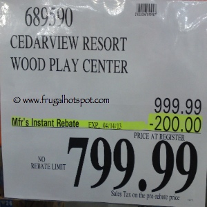 Cedar Summit Cedarview Premium Playset | Costco Sale Price