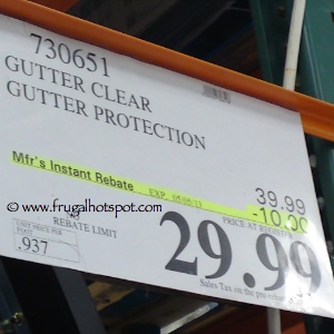 Gutter Clear 365 Gutter Filtration System Costco Price
